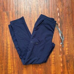 Navy blue figs scrub pants